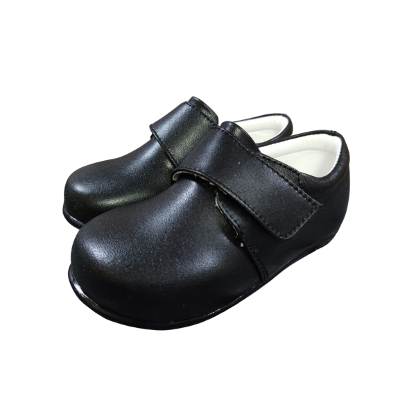 Early Steps Black Matte Prince Shoes