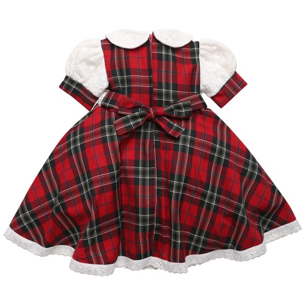 Baby Girls Tartan Dress - Image 3