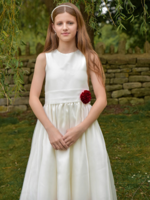 Girls Una Dress in Wine