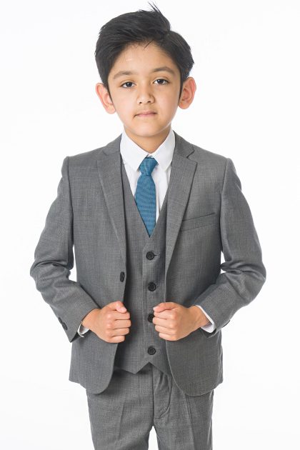 Baby Boys Grey Suit Milano Mayfair 5 Piece
