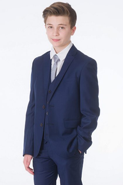 Boys Five Piece Navy Suit Milano Mayfair Collection