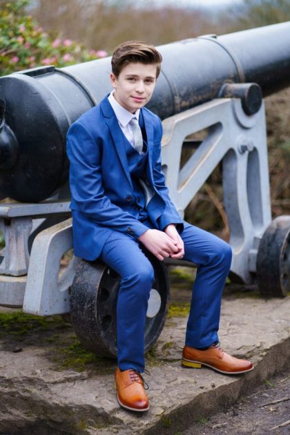 Boys Blue Suit Milano Mayfair 5 Piece