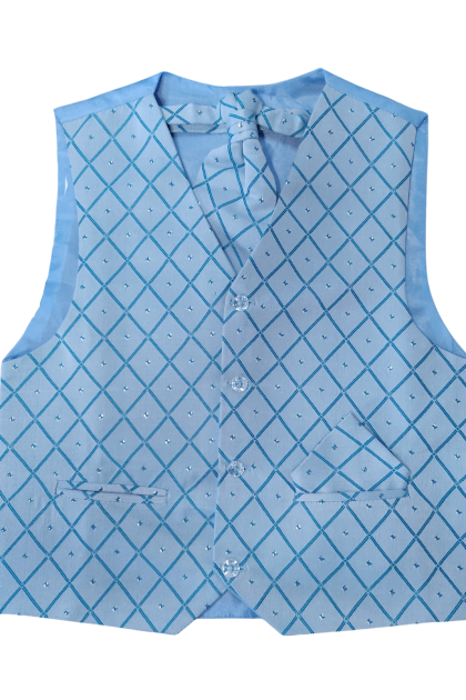 Boys Blue Waistcoat Alfred