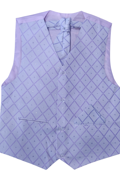 Boys Boys Lilac Waistcoat Alfred