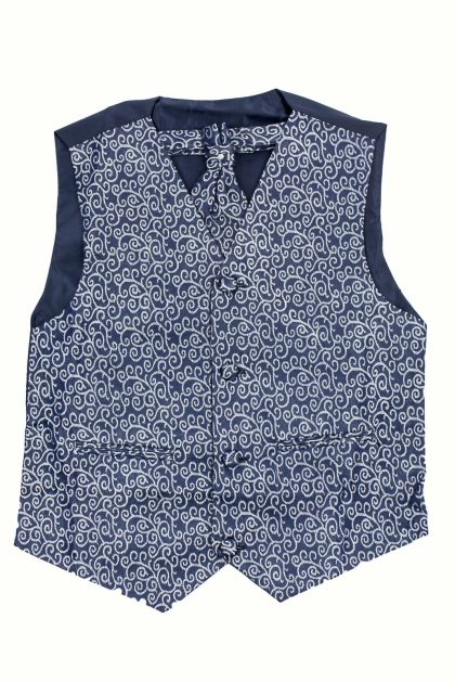 Boys Navy Waistcoat Henry