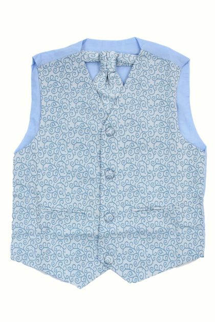 Boys Blue Waistcoat Henry