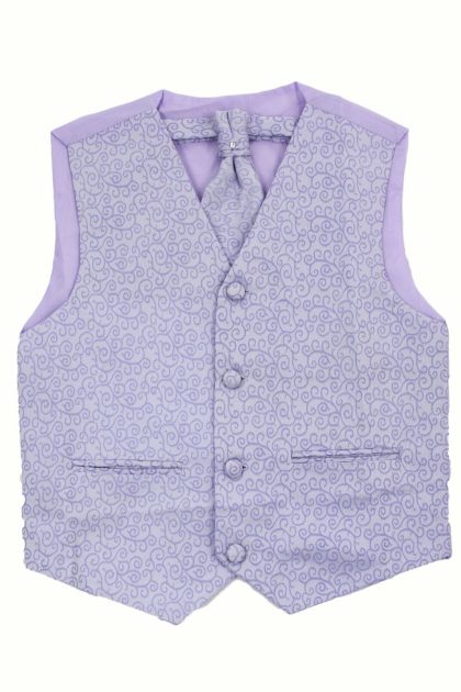 Boys Lilac Waistcoat Henry
