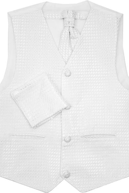 Boys Ivory Waistcoat- Philip
