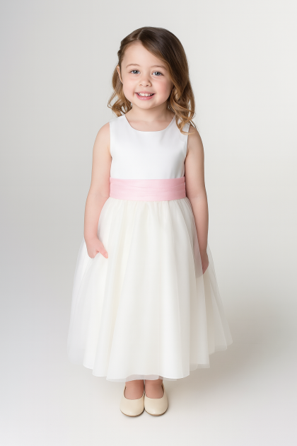 Girls Kate Dress-Pink