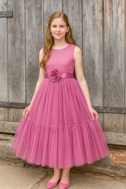 Girls Tammi Dress- Pink