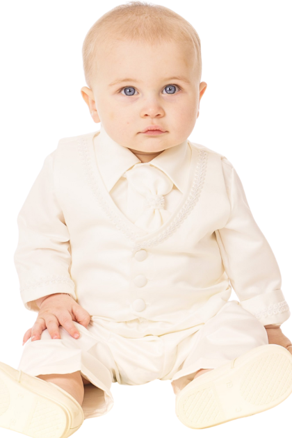 Ivory Christening 4 Piece Suit
